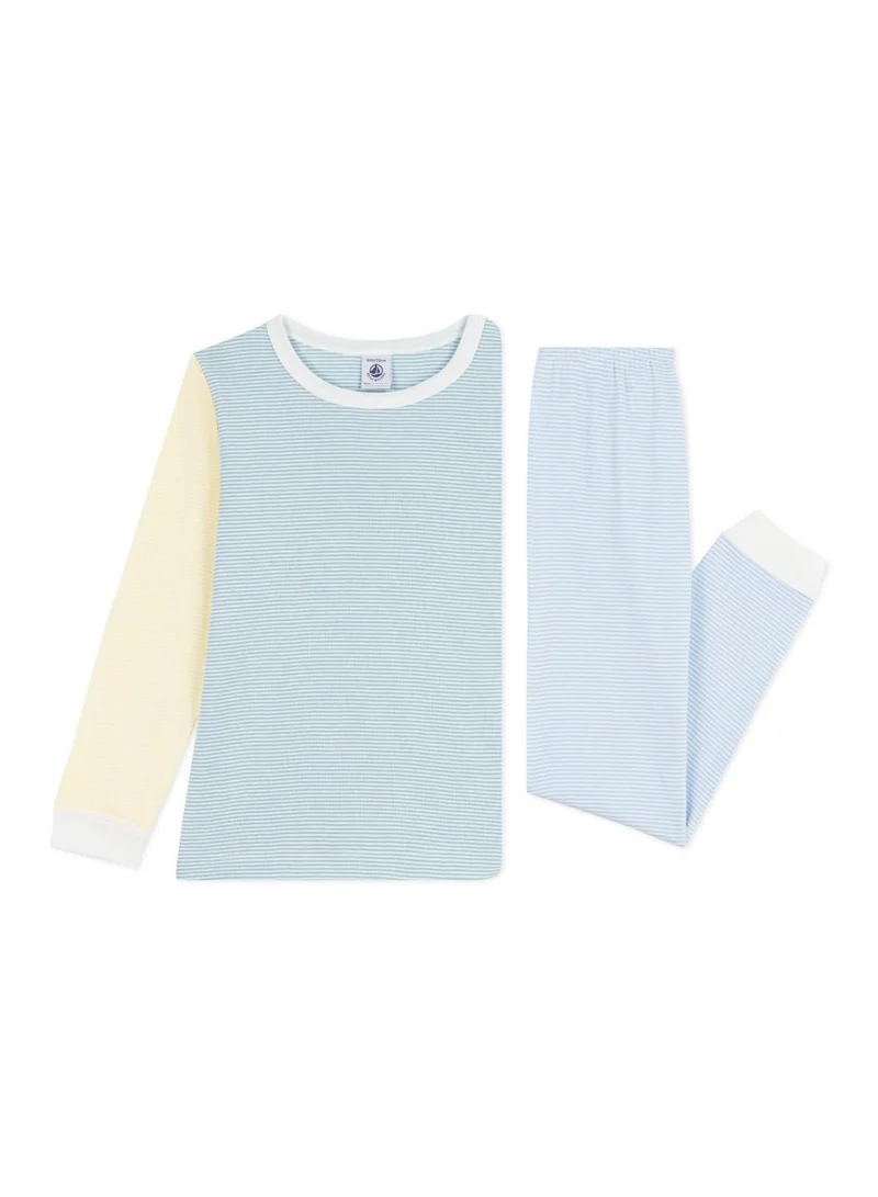 Petit Bateau Children's stripy cotton pyjamas